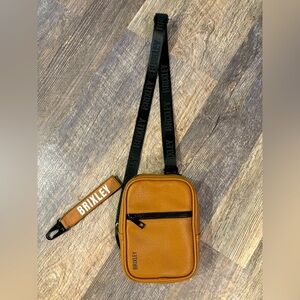 Like New Toffee Brixley Crossbody Sling and Keychain